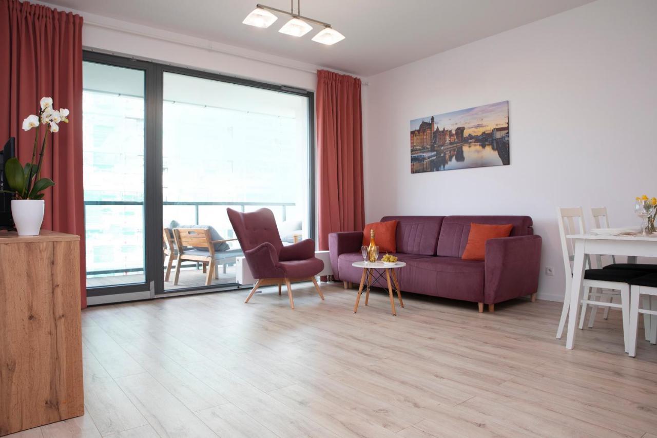 Luxus Apartament Fitness&Spa Z Sauna I Silownia Гданск Екстериор снимка